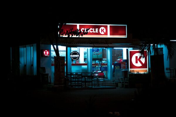 kaseton reklamowe LED z logiem Circle K