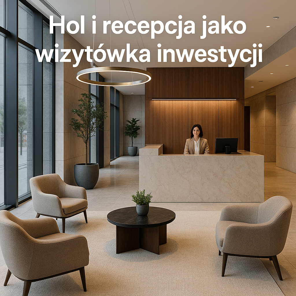 Hol i recepcja jako wizytówka inwestycji – jak zaprojektować pierwsze wrażenie?