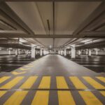 widok na parking podziemny